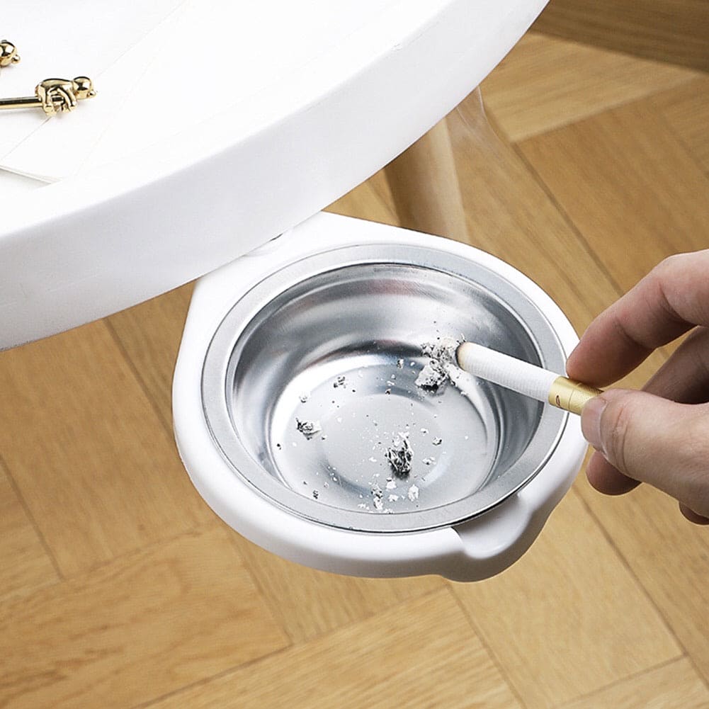 Stainless Steel Undertale Ashtray, Rotatable Self Adhesive Ashtray Stainless Steel Undertale Ashtray, Rotatable Self Adhesive Ashtray